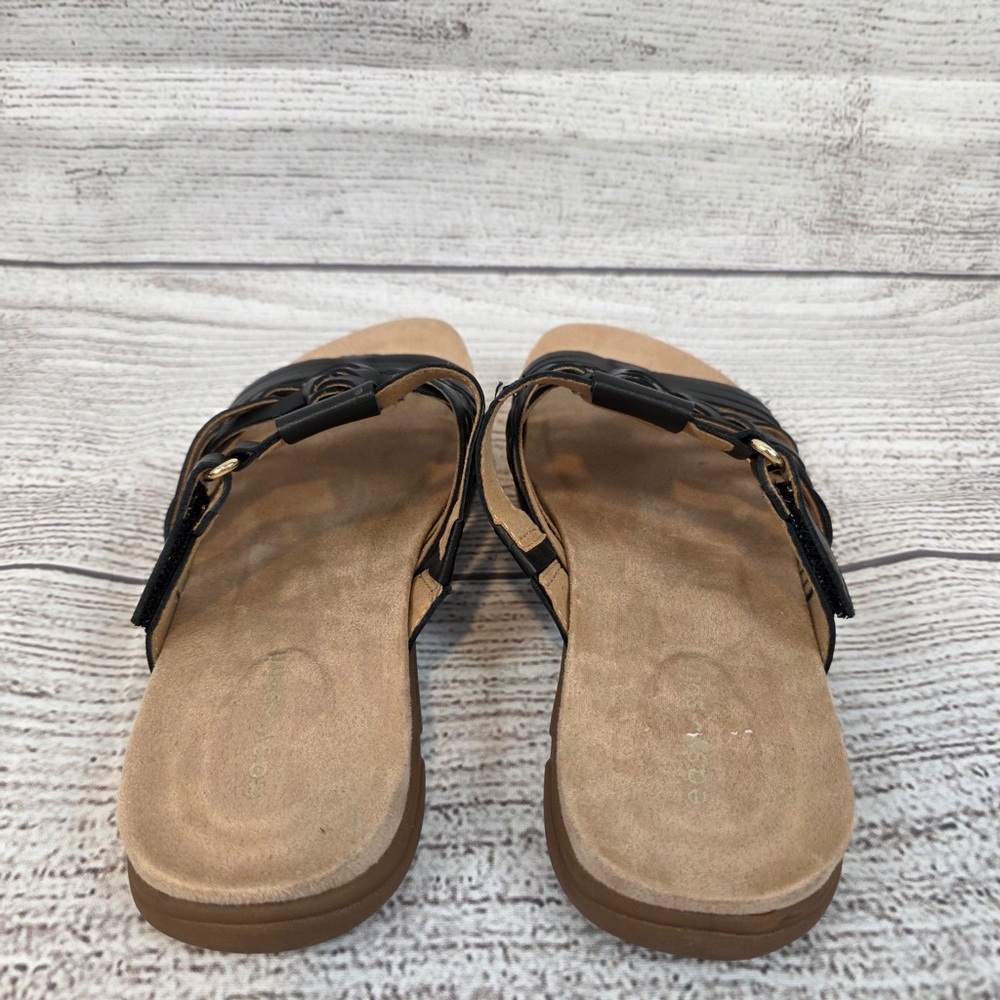 Easy Spirit Mindi Women's Black Strappy Sandals - Picture 7 of 9
